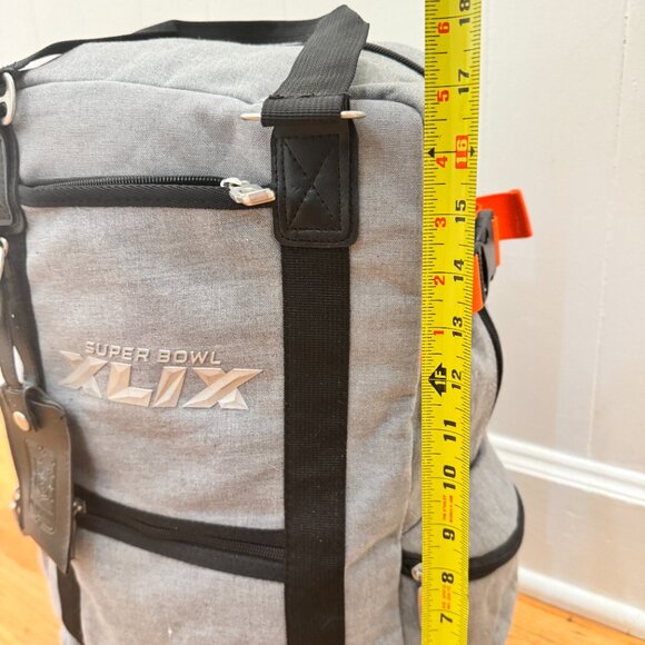 NFL Super Bowl Arizona XLIX Large Gray Computer Backpack - Picture 6 of 8
